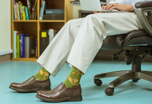 bamboo cheetah socks