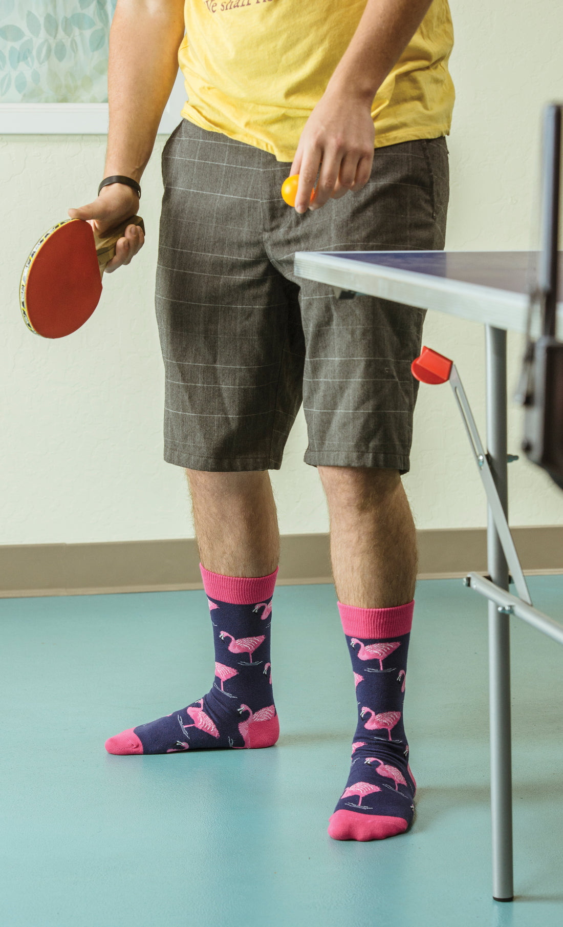 flamingo socks