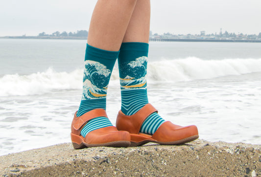 Women's Bamboo Wave Socks