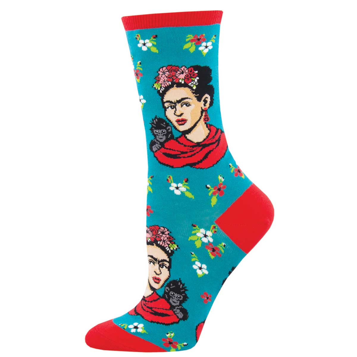 Frida Kahlo - Frida Kahlo Portrait  - Cotton Crew