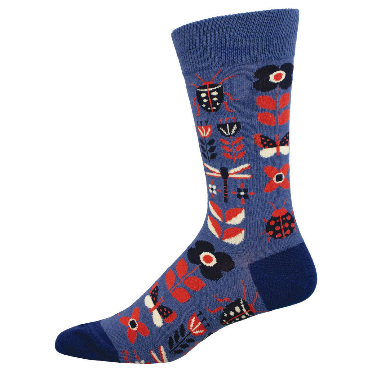 BLUE HEATHER-MNC3503 / L/XL 10-13 (Women's Shoe Size 10.5+ and Men's Shoe Size 9-13)